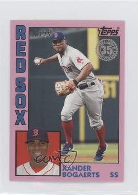 2019 Topps Mini 1984 Design Pink 6/25 Xander Bogaerts #84-5 s1i