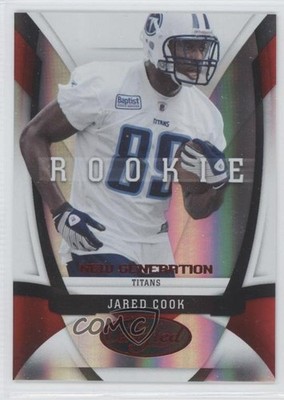 2009 Donruss Certified New Generation Mirror Red 39/250 Jared Cook Rookie RC 0u7