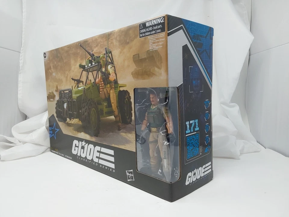 2025 GI Joe Classified 171 CRANKCASE & A.W.E. STRIKER 6" Hasbro Figure & Vehicle - Image 2 of 4