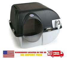 Omega Paw Elite Self-Cleaning Litter Box, Black
