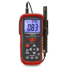 Triplett Rht70 Hygro Thermometer With Remote Probe/Ir