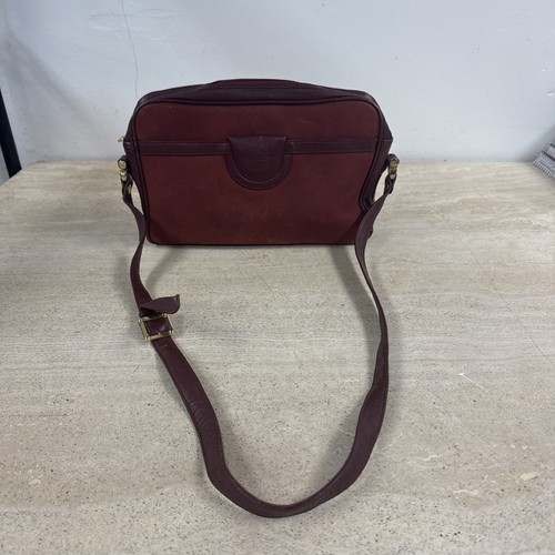 Vintage Loewe Red Purse Bag Shoulder Strap 
