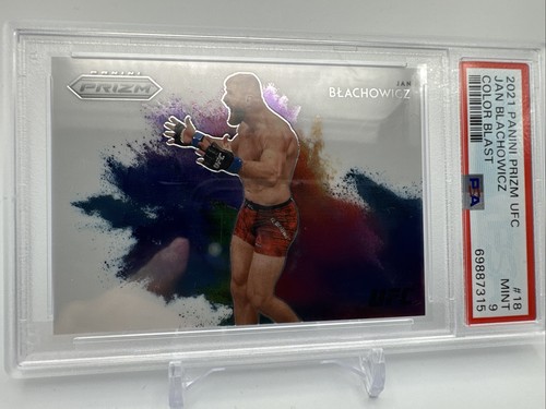 Jan Blachowicz #18 2021 Panini Prizm UFC Color Blast card