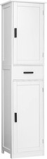 67'' Tall Bathroom Cabinet Storage Cabinet W/ 4 Shelves 2 Doors Narrow Storage