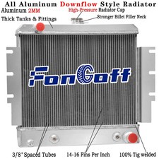 1387270 4 Row Aluminum Radiator For Hyster Forklift 1310573 1457900