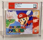 Super Mario 64 N64 PSA Graded 7.5 CIB FIRST PRINT Complete Nintendo 64 CGC WATA