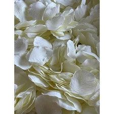 2 Bag Of Silk Rose Petals Ivory 