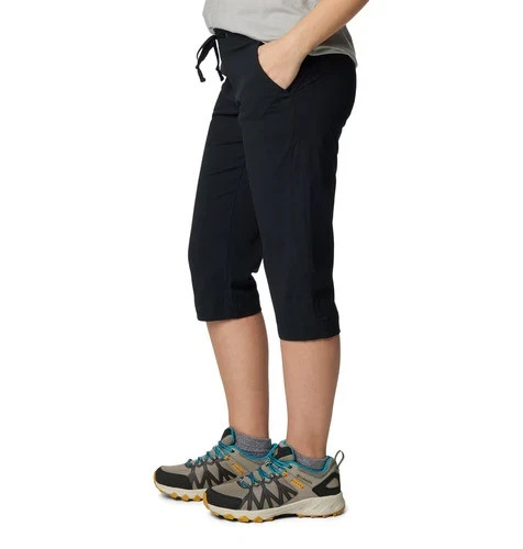 Columbia Plus Size Anytime Outdoor Capri Pants - Black - 16W