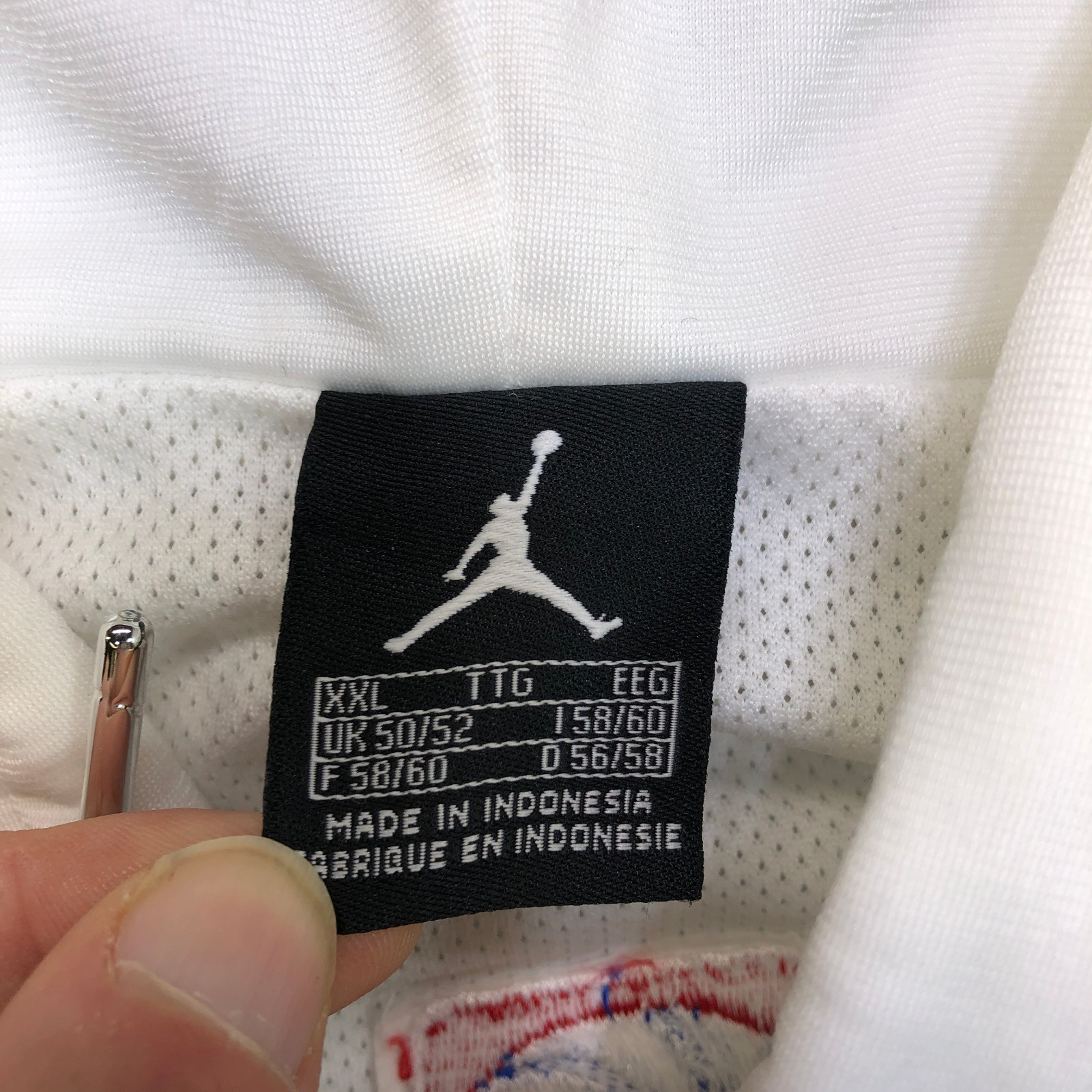 Jordan Jacket Men's 2XL XXL White Full Zip Basketball Jumpman Logo Hooded Logo thumbnail 6