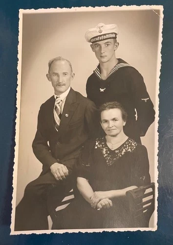 WW2 original vintage photo German Kriegsmarine Sailor WWll World War 2 military