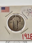 1928 Standing Liberty Quarter, 90% Silver