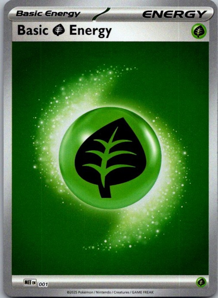 Basic Grass Energy Common MEE: Mega Evolution Energies 1 Near Mint