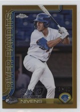 2025 Topps Pro Debut Chrome Gold Refractor /50 Spencer Nivens #PDC-72 00li