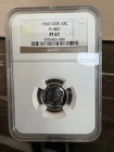 1960 DDR 10C Roosevelt Silver Dime NGC PF67