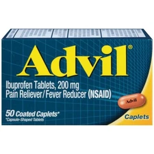 Advil Pain Reliever and Fever Reducer, Pain Relief Medicine with Ibuprofen 200mg