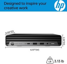 HP EliteDesk 800 G8 Mini PC Intel i5-11500T 16GB RAM 512GB SSD WIN 11 PRO