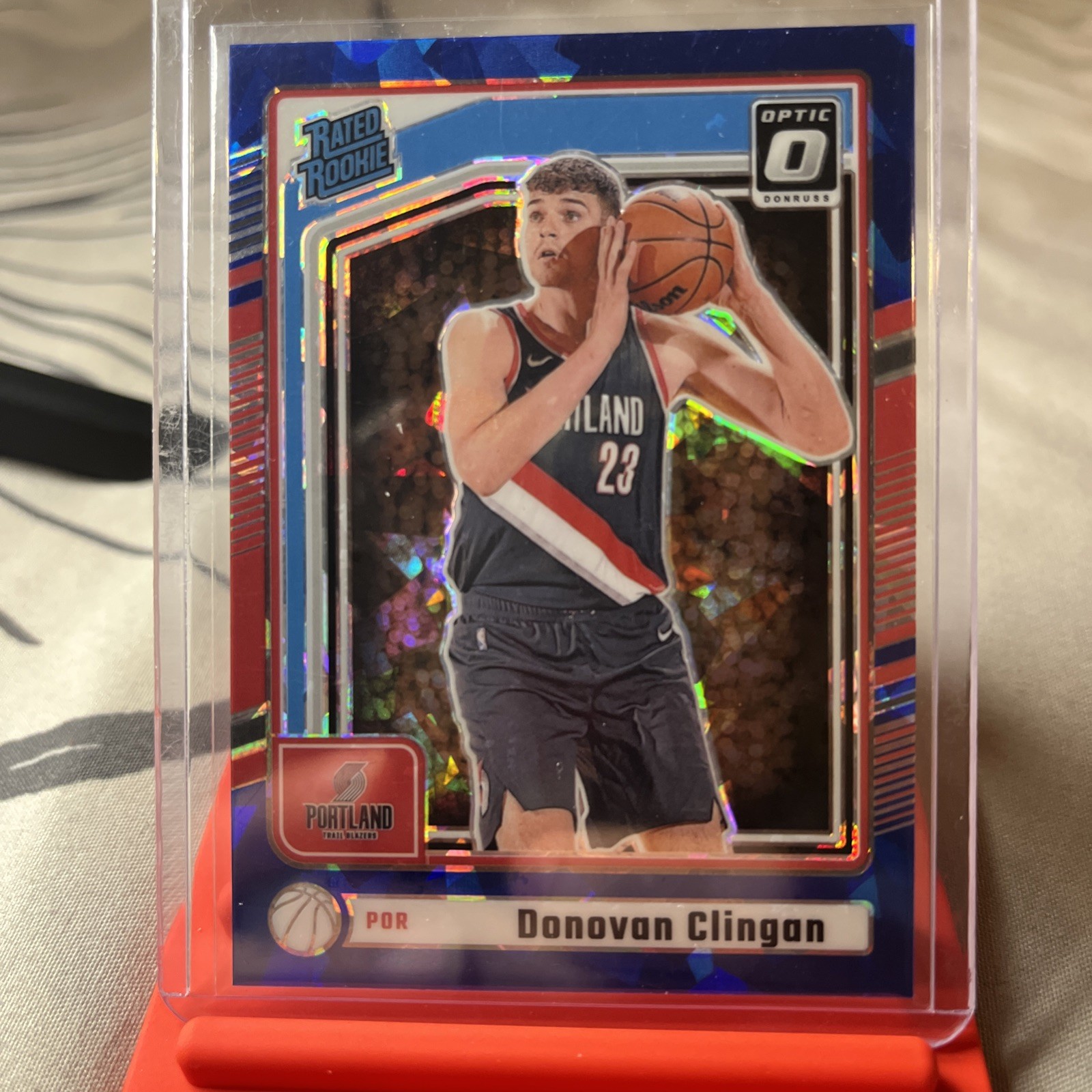 2024-25 Panini Donruss - Rated Rookie Donovan Clingan #223 Hyper