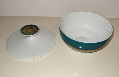 Thomas Rotunda Zuckerdose Grün/Gold