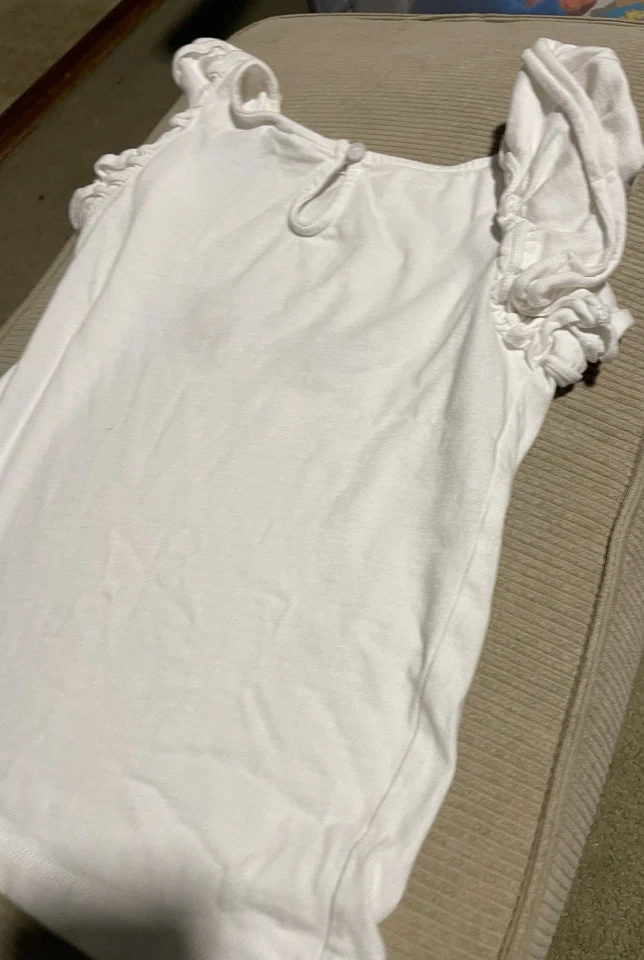 Disney X Janie And Jack Minnie Mouse Embroidered Tee Girls Size 6 - Image 4 of 4