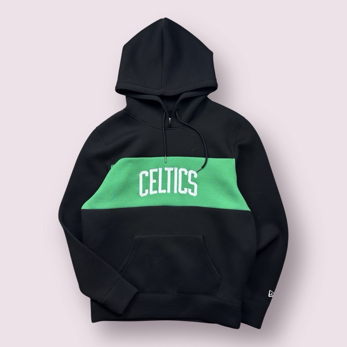 Men's New Era Boston Celtics NBA Basketball Warmup Hoodie Sz Large