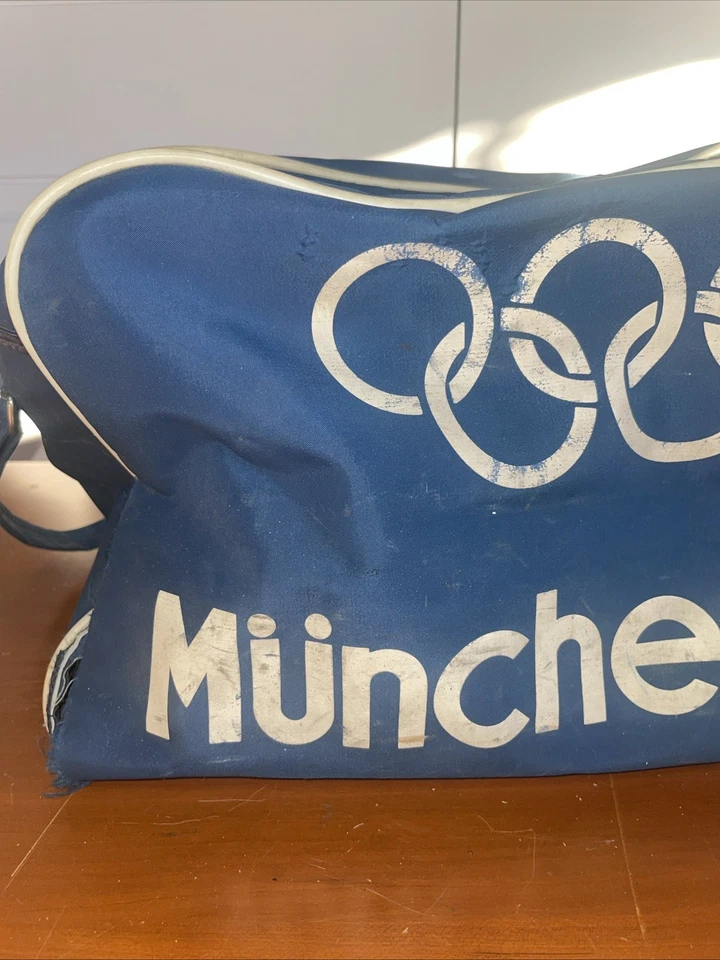 Vintage 1972  Munich Olympic Games Rare Travel Bag München German - Image 3 of 4