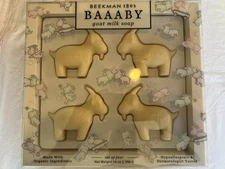 Beekman 1802 Baaaby Organic Hypoallergenic Soap for Babies, Set of 4!