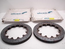 2 New Nascar Alcon Div2198b481c36 Rl Disc Brake Rotors 28mm X 318mm Dyno Bedded