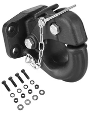 Pintle Hitch Trailer Hitches Receiver for 2.5" to 3" Lunette Ring 30000 lbs