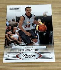 2009-10 Panini Prestige #207 Stephen Steph Curry RC Warriors Rookie Card.. rookie card picture