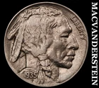 1935 Buffalo Nickel - Scarce  High Grade  Lustrous  No Reserve  #G6933