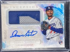 Santana, Dennis - 2019 Topps Inception - Rookie - Patch/Autograph - 172/199