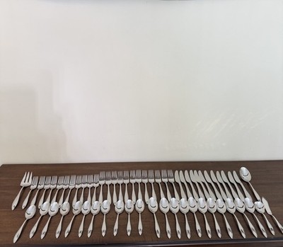 Lenox  Sculpt  61-Piece 18/10 Stainless Flatware Set