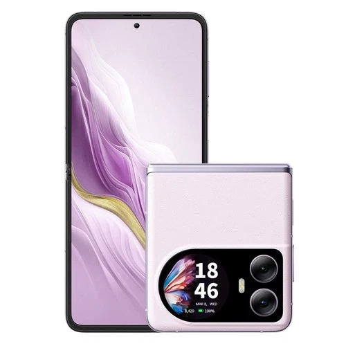 هاتف ذكي جديد Blackview HERO 10 بشاشة LED قابلة للطي مقاس 6.9 بوصة وسعة 256 جيجابايت باللون الأرجواني