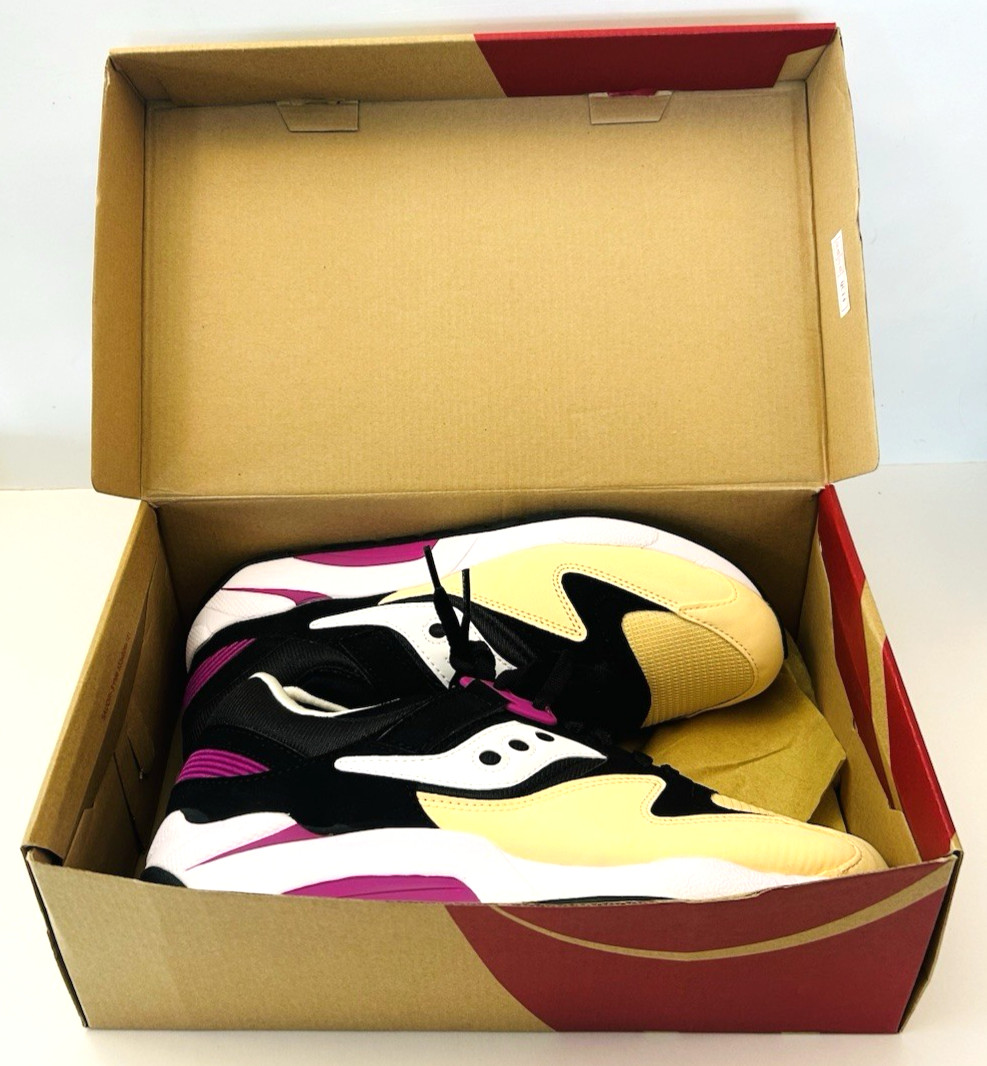 Saucony Grid 9000 Athletic Sneaker Shoe Men Sz 10 Black Lace Up S70077-43 thumbnail 2