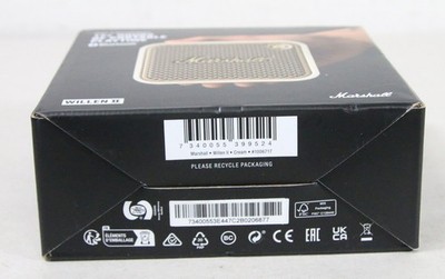 NEW SEALED Marshall Willen II Bluetooth Portable Speaker Cream