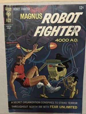 Gold Key Comics: MAGNUS ROBOT FIGHTER 4000 AD No. 19. Aug 1967 (box6)