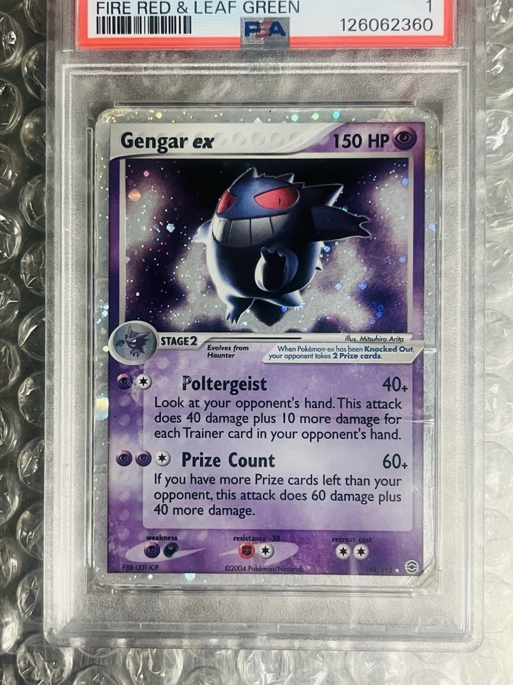 2004 Pokemon Gengar ex 108/112 FireRed & LeafGreen Holo PSA 1 - Image 2 of 4