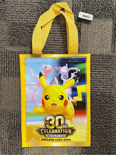NWT Pokemon Pikachu 30th Anniversary Small size Tote Bag Japan Center Exclusive