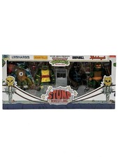 NECA  STUMP AREA PRESENTS TEENAGE MUTANT NINJA TURTLES  4PK STUMP WRESTLING