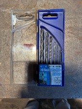 Hi-Tech 6 Piece HSS Drill Bit Set 2–8mm – Metal Drill Bits – With Case