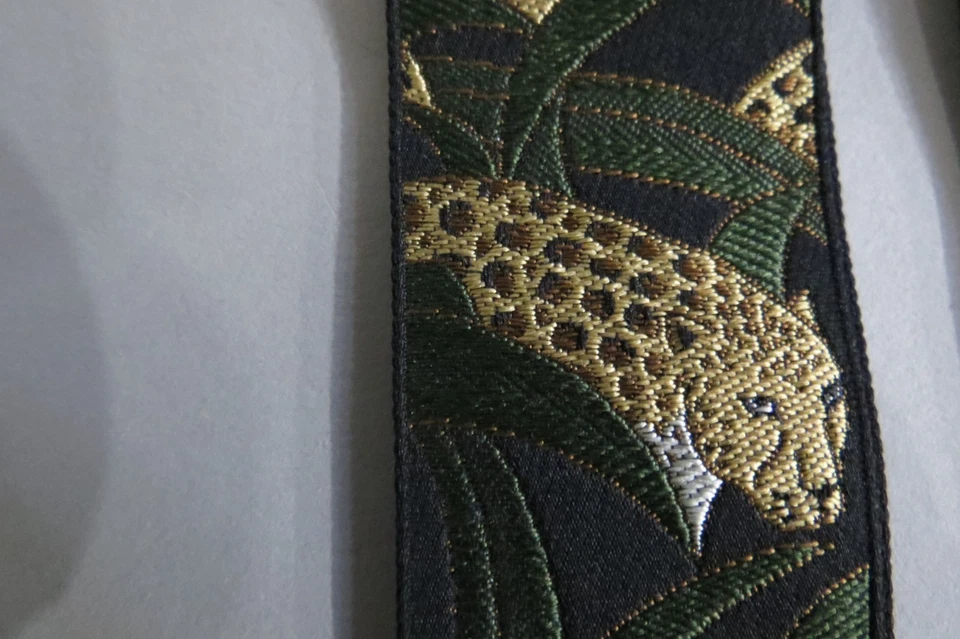 Trafalgar Mase en Inglaterra Leopardo Seda Oro Hard Wear Vestido Tirantes Foto 4 de 4