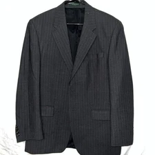 Ralph Lauren Pinstripe Blazer Size 40R And Pants Size 22 Set