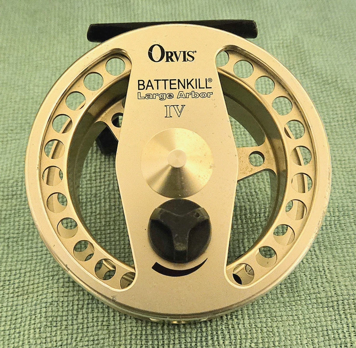 1994s 未使用Orvis FLYリール型置時計 アラーム機能付き 激安アウトレット通販 Reels Fishing Right Reel Fly Orvis アラーム