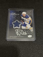 2021-22 Upper Deck Premier Star Systems Rookies Auto Patch John-Jason Peterka