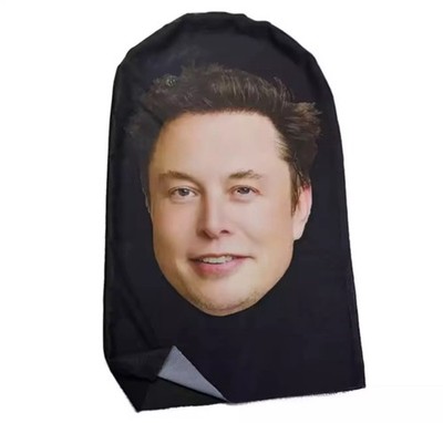 Elon Mush 3D-gedruckte Vollgesichtsmaske
