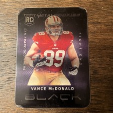 2013 Panini Black - Metal Rookies Vance McDonald #39 (RC) San Francisco 49ers