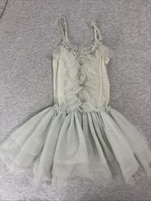 Tutu Du Monde Frost Blue Beaded Dance Ballet Girls 6/7