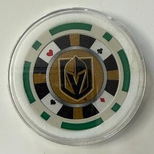 Las Vegas Golden Knights NHL Poker Chip Card Guard WSOP Hockey Green Chip