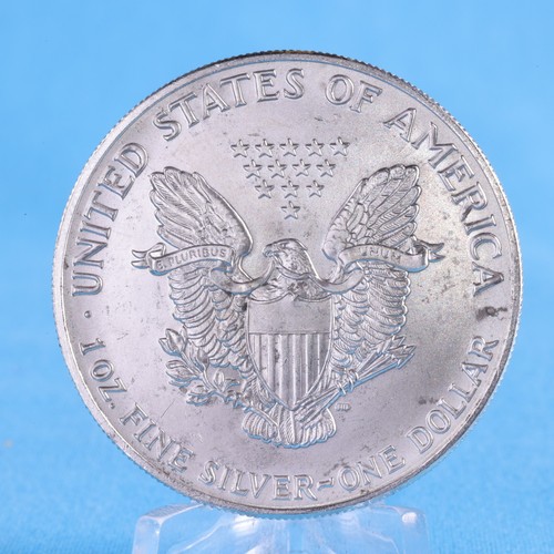 USA 1 dollaro 1992 American Silver Eagle 1 oz argento 999 vz/unc. (5) - Foto 2 di 2