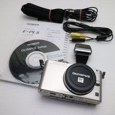 Olympus PEN E-PL5 Silver Micro Four Thirds Mirrorless Camera Used Excellent Cond